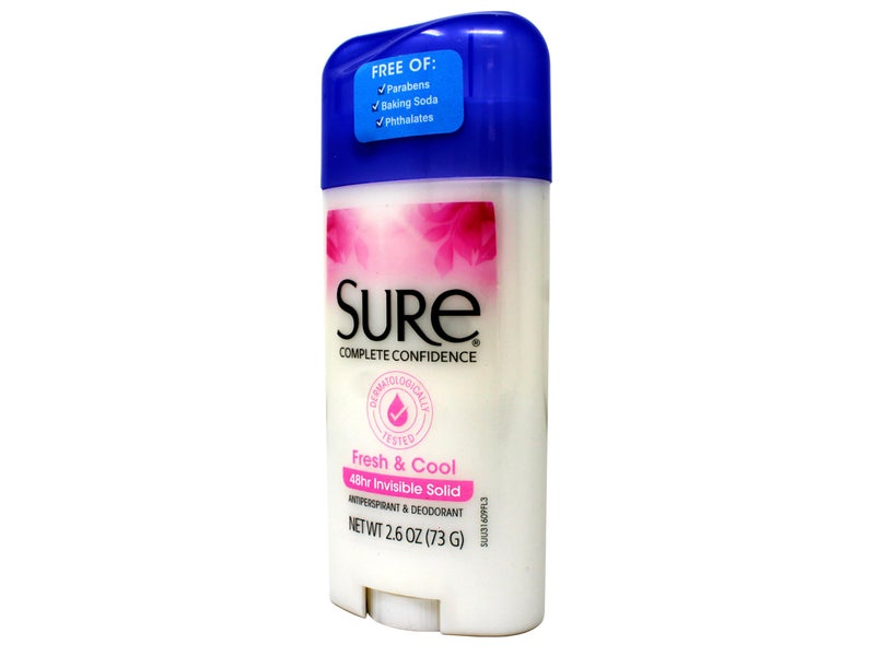 Sure Anti-Perspirant & Deodorant Invisible Solid Fresh & Cool 2.60 oz (Pack of 6) - Image 5